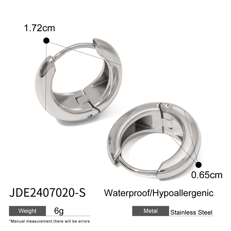 Серьги J-D Jewelry 18K Gold Plated
