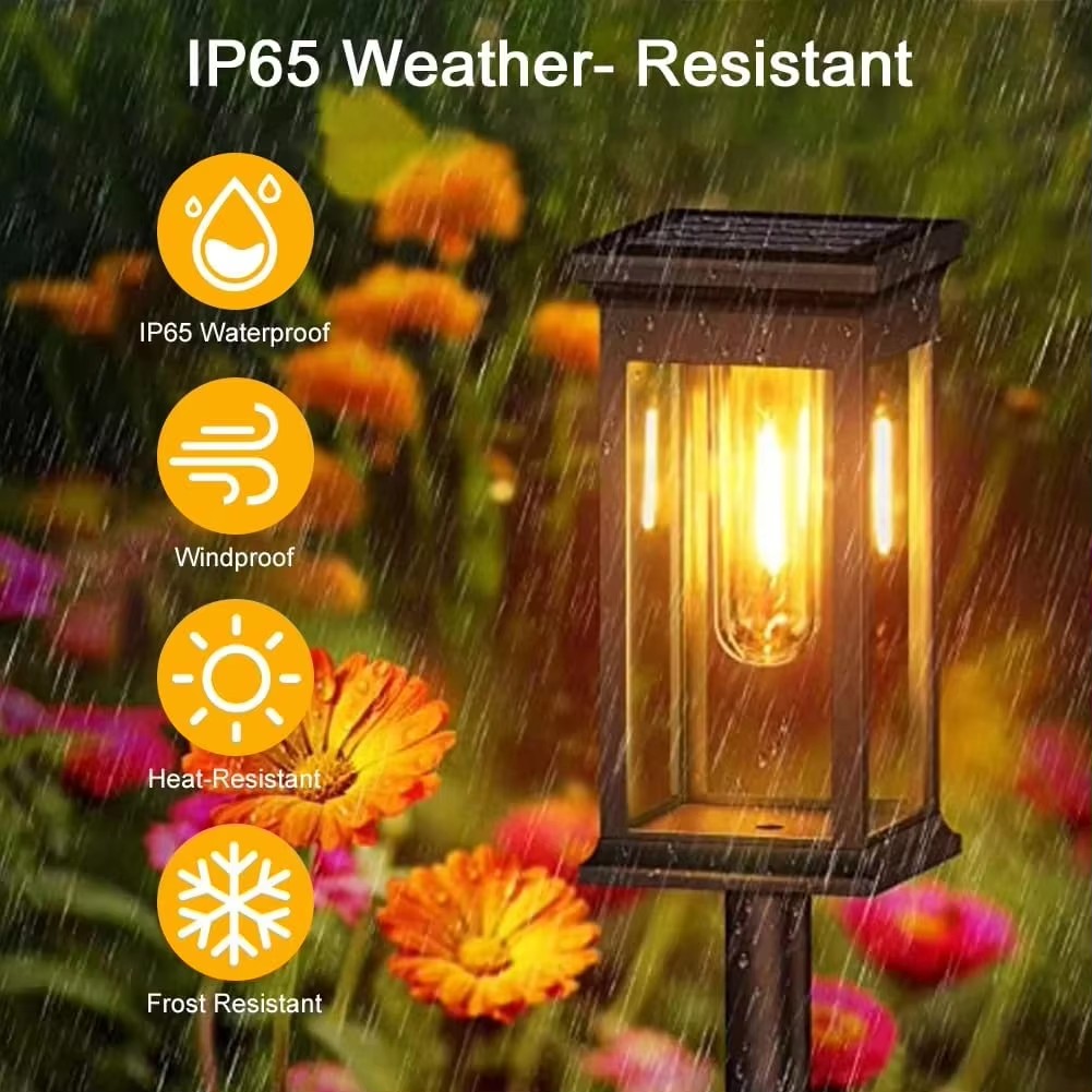 Outdoor Waterproof Ip65 Garden Lighting Backyard Insert Lawn Lights Projection Floor Solar Garden Lights