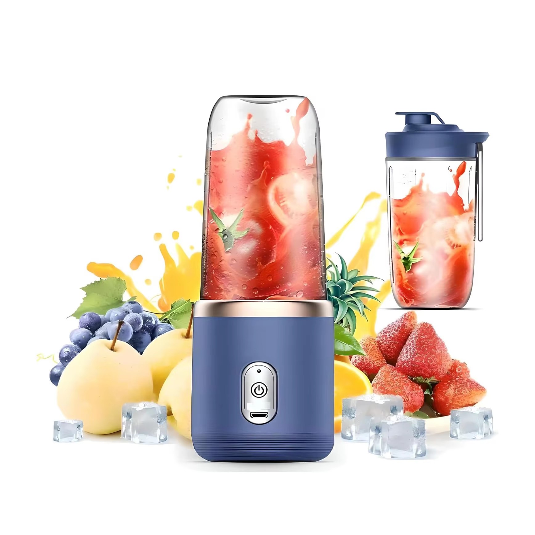 Hot-Selling Portable Wireless Juicer Cup Colorful Food Grade Material for Freshly Squeezed Juice Anywhere