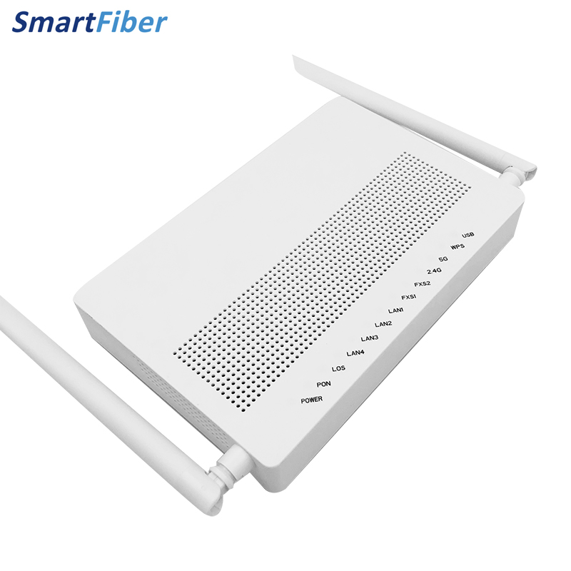 High-Speed 1200Mbps Dualband Wifi Wireless Router ONU ONT 2.4G+5G +4GE+2POTS Good Price Enterprise Routers