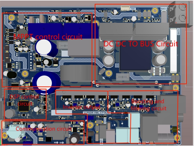 Hybrid Solar Inverter 15KW 5kW 48V 24V MPPT Mode LCD Display Off-Grid 6KW 120A 96V TvAC Inverters for Grid Integration