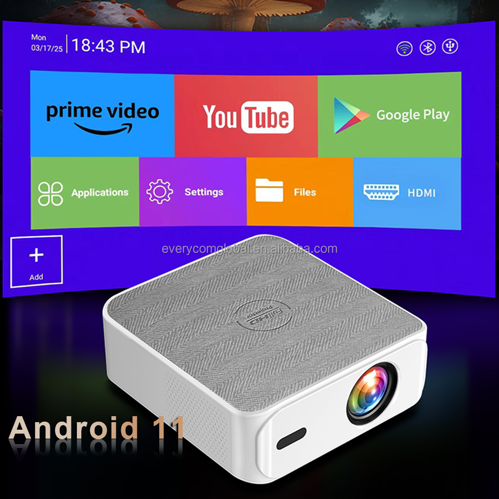 Portable Mini FULL 4K Video Projector MAX 300'' Screen 1000 CVIA Android Projector Home Theater Video Projecteur 4K Projector