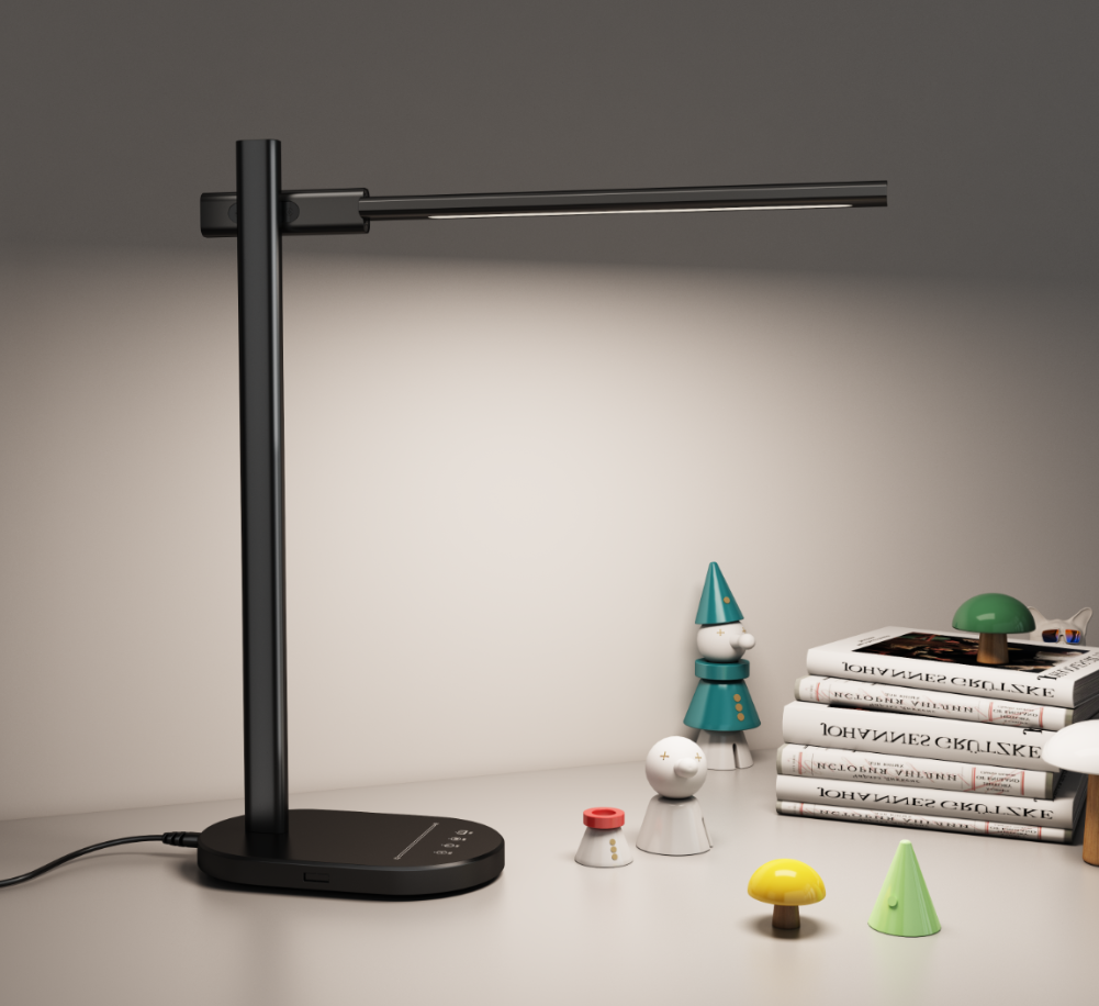 Aluminum Alloy Foldable Touch Dimmable/Colour Reading Lamp with Memory/Timer Function Modern DC E26 Desk Lamp 2700-5000K