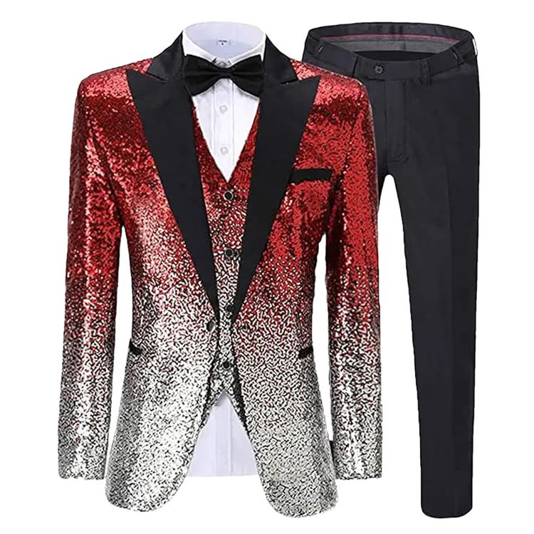 Смокинг с пайетками Custom (Sequin Men's Suits)