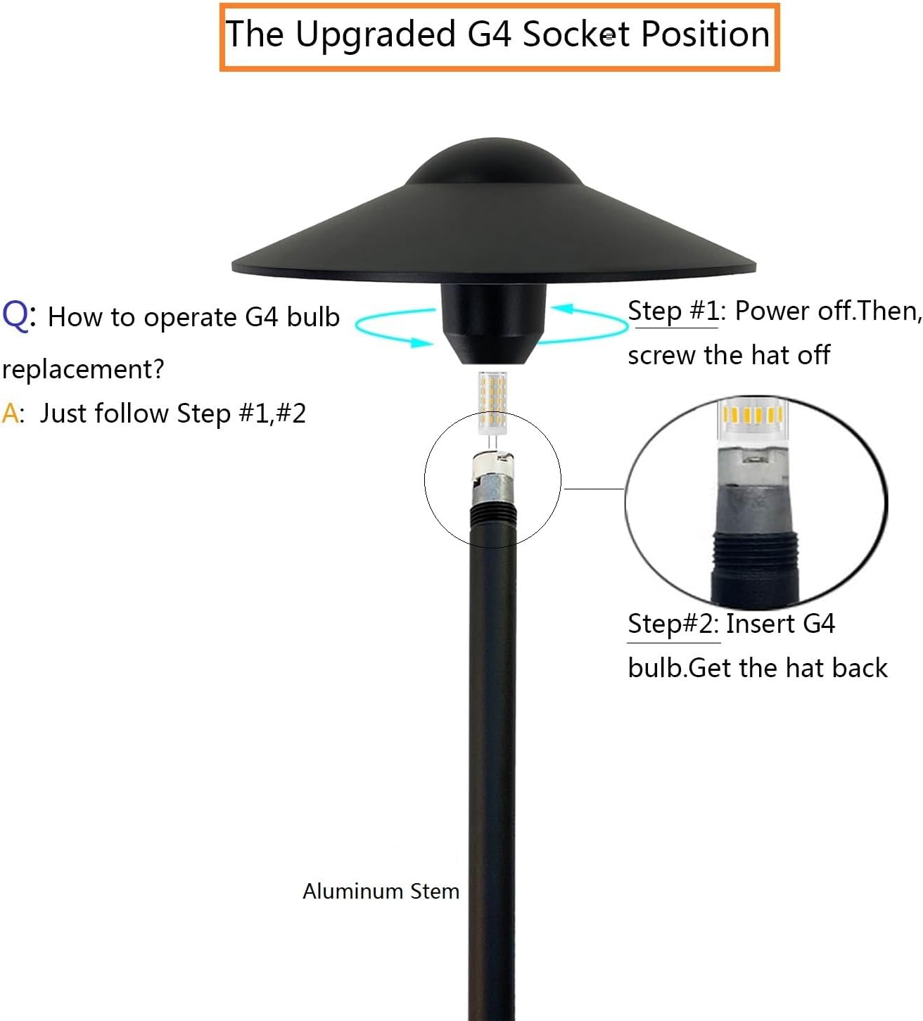 Low Voltage Outdoor Ip65 Waterproof Garden Patio Landscape Lighting Aluminum Led Lawn Pathway Lights 12V 24V