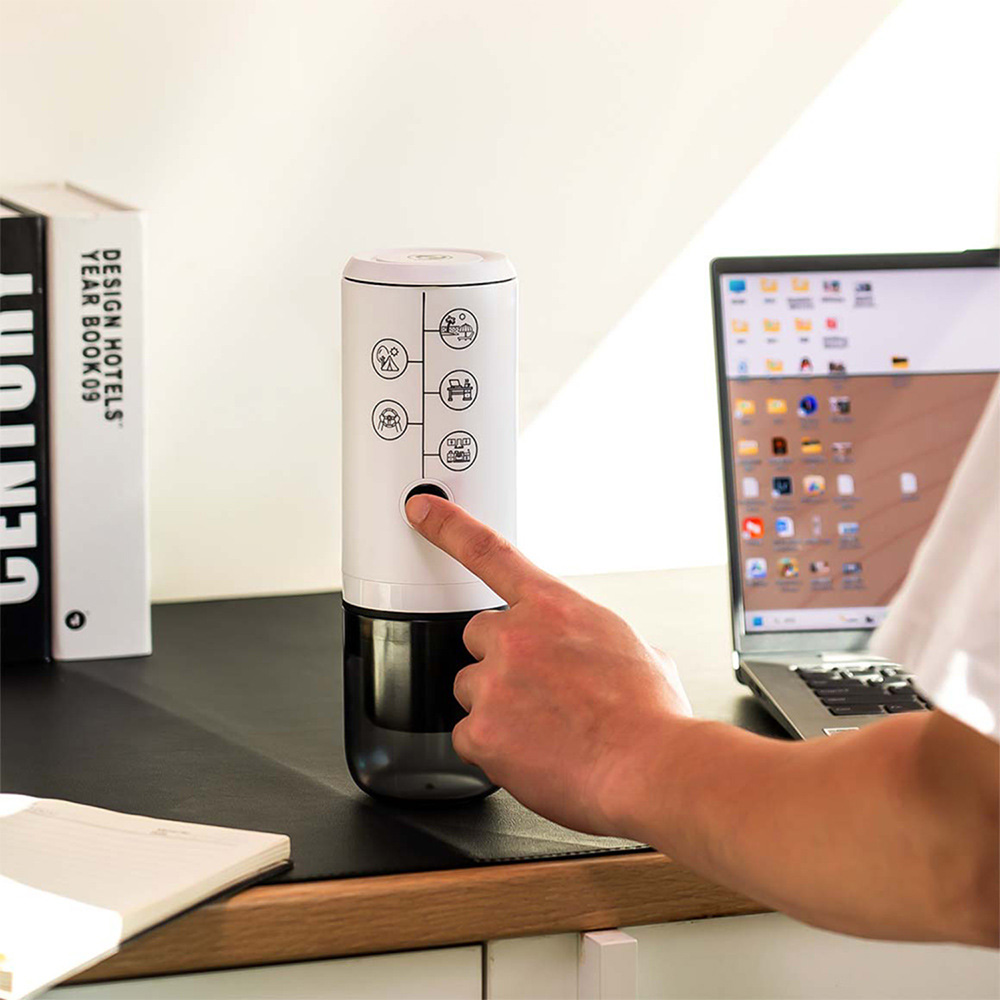 Portable Outdoor Mini Electric Travel Coffee Maker Semi Automatic USB Capsule Espresso Machine