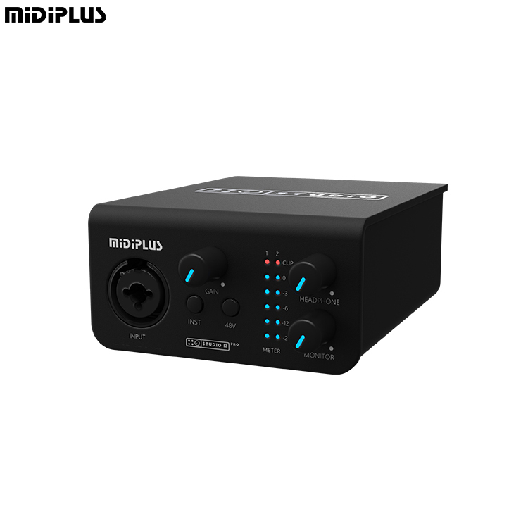 Midiplus Studio M Pro OTG Wholesale Full Set Professional Studio Recording Sound Card 1in2out USB Audio Interface with OTG