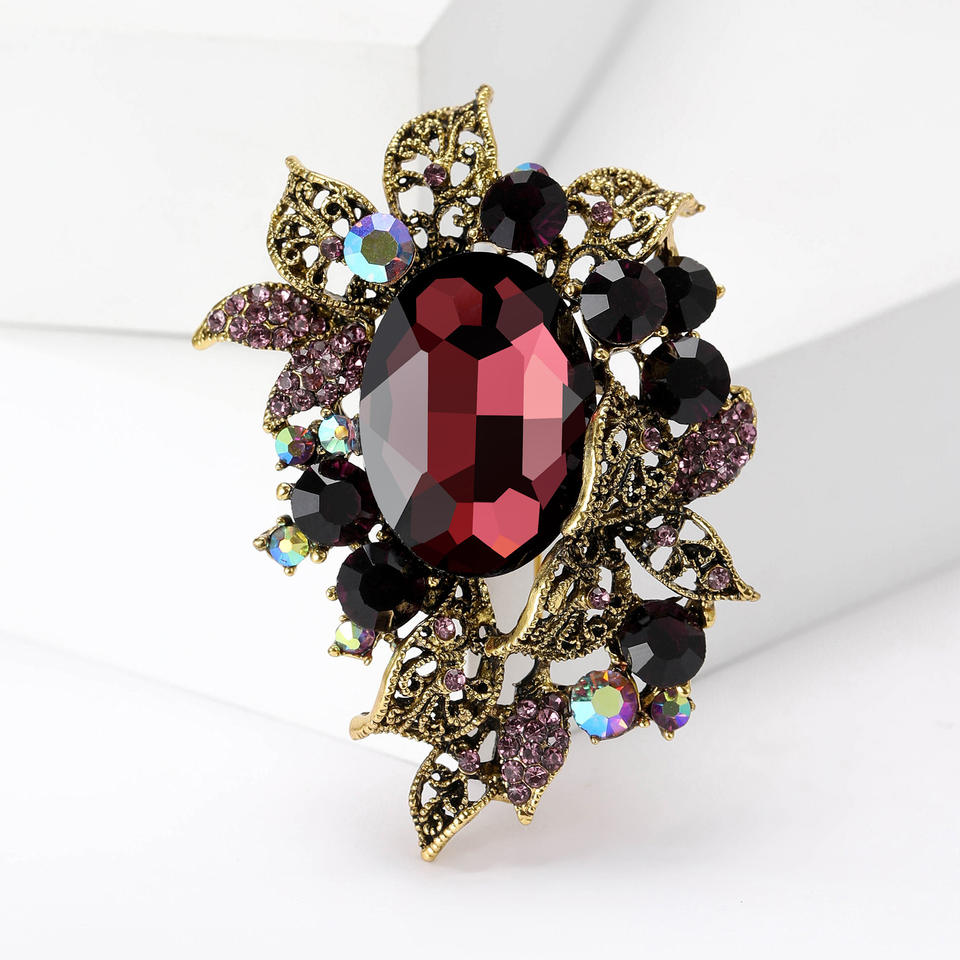 Elegance and Luxury Rhinestones Brooch