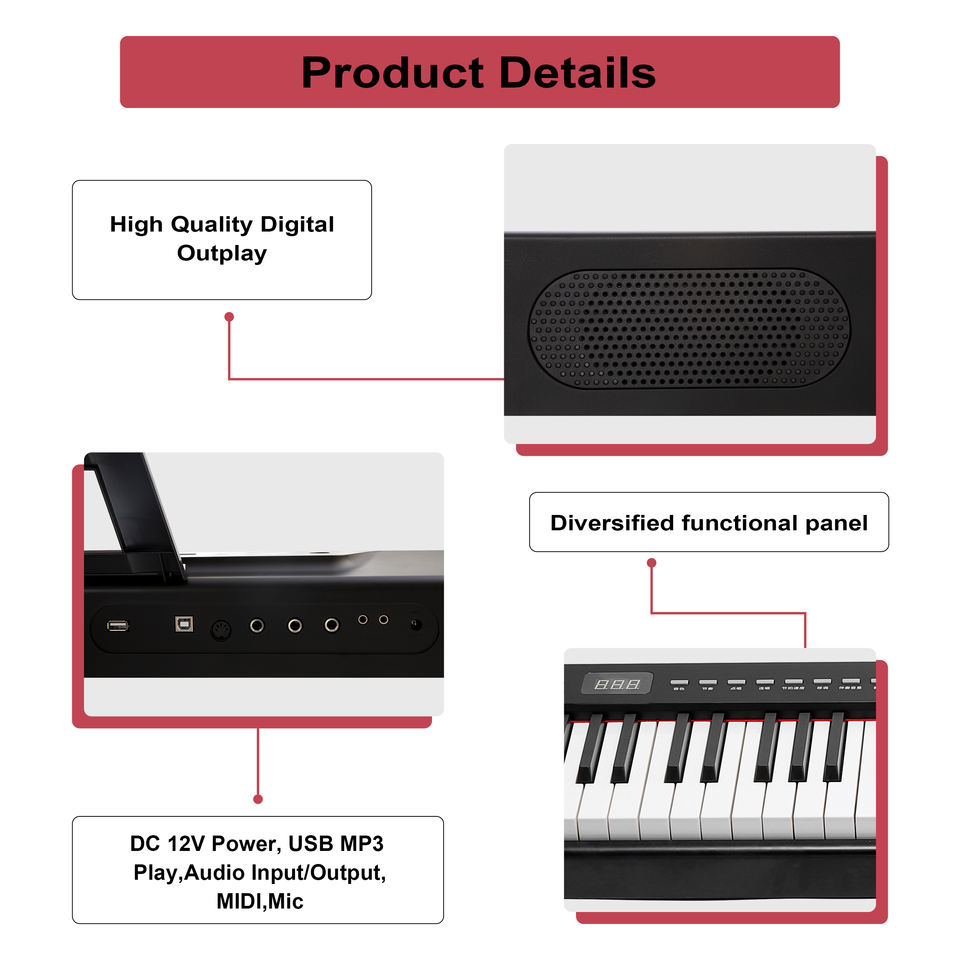 Цифровой рояль MIDI Grand (BD-882)