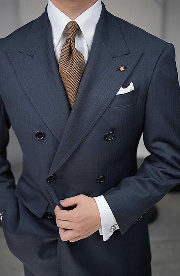 Полосатый Bespoke костюм (Custom Striped Suit)