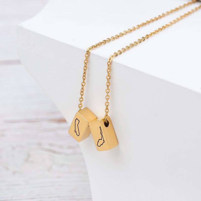 Золотое колье 14K «Роза» (Rose Jewelry)