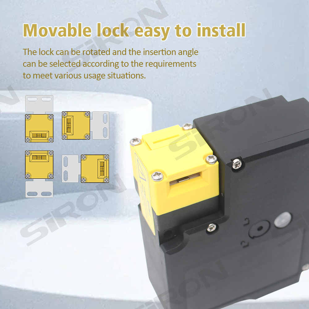 SiRON K090-9-Q4 Interlock Safety Limit Switch Electromagnetic Lock Safety Door Switch