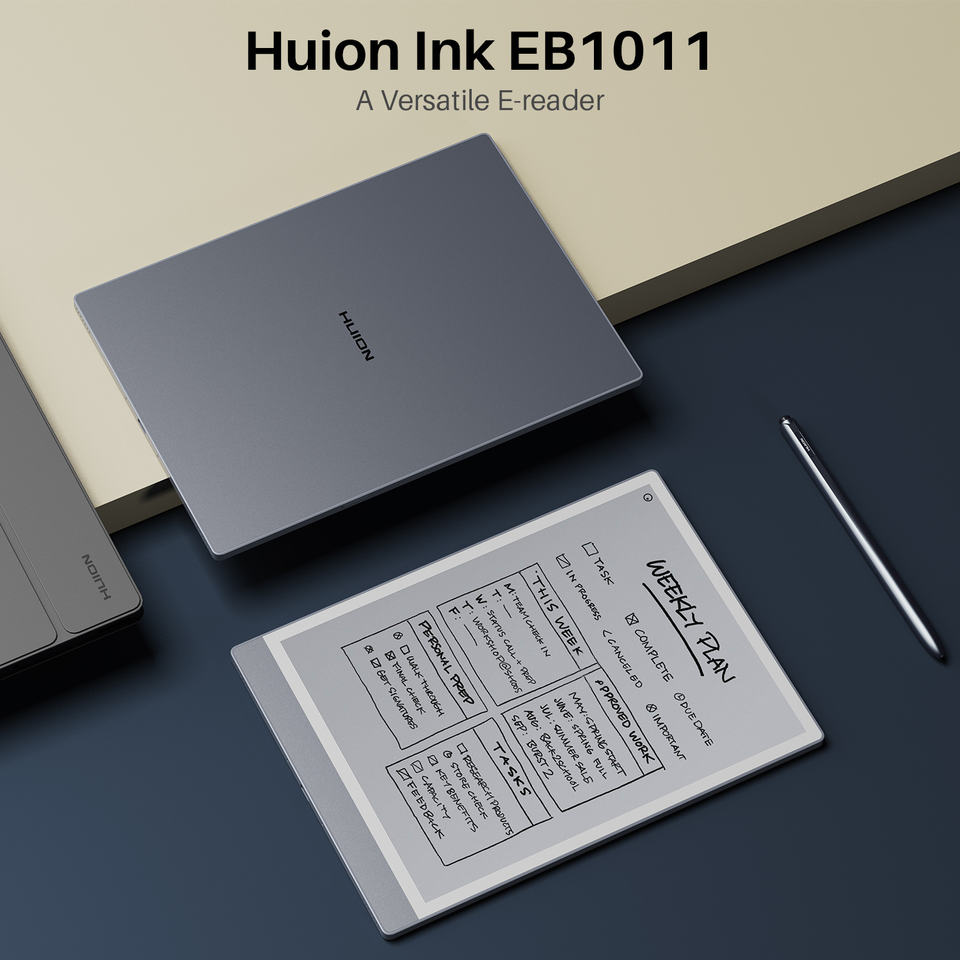 Графический планшет Huion Kamvas Ink 10.3 дюйма с дисплеем, имитирующим бумагу, для заметок и рисования EB1011