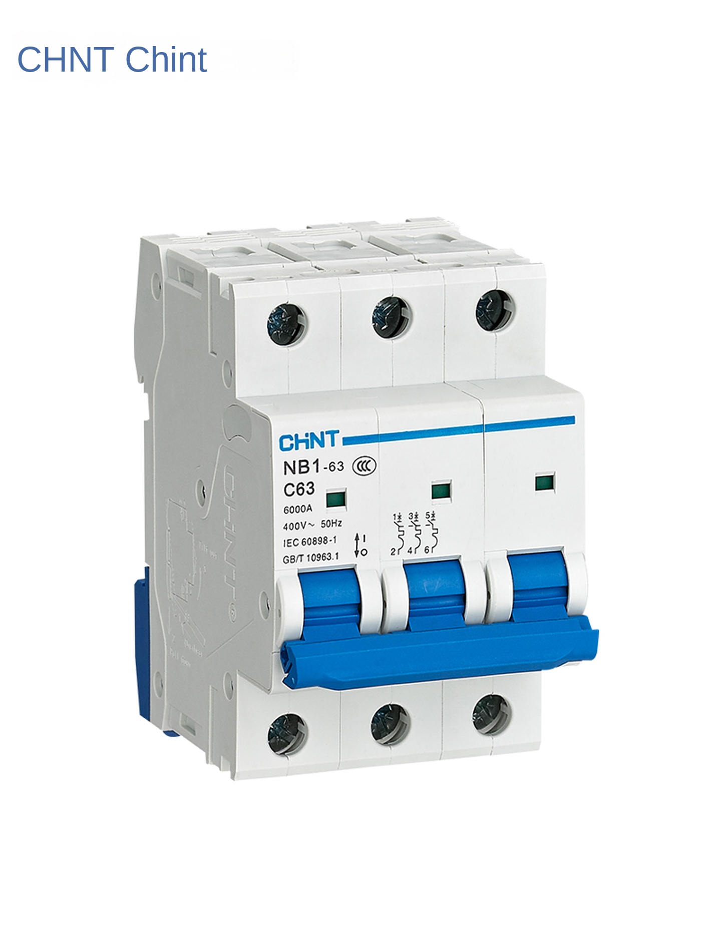 CHNT AC/DC Universal 400V Circuit Breaker NB1Z-63-2P-C32 Air Switch Made in Mainland China