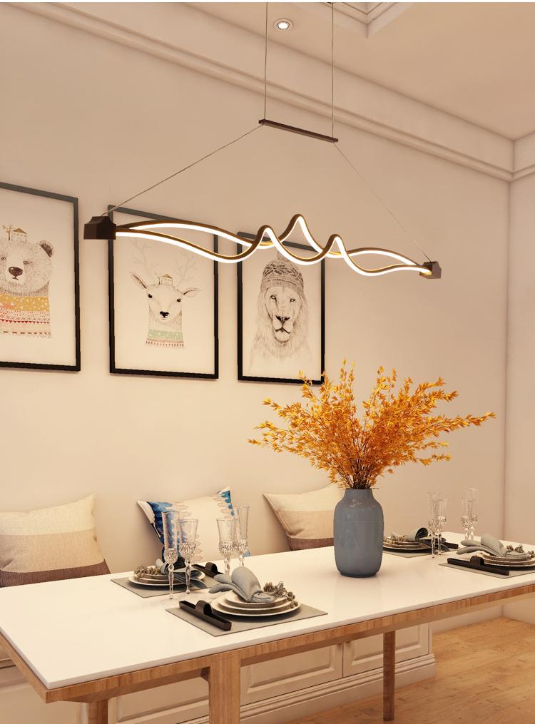 Modern Bedroom Decorative Dining Room Led Indoor Interior Lighting Aluminum Ceiling Pendant Lights