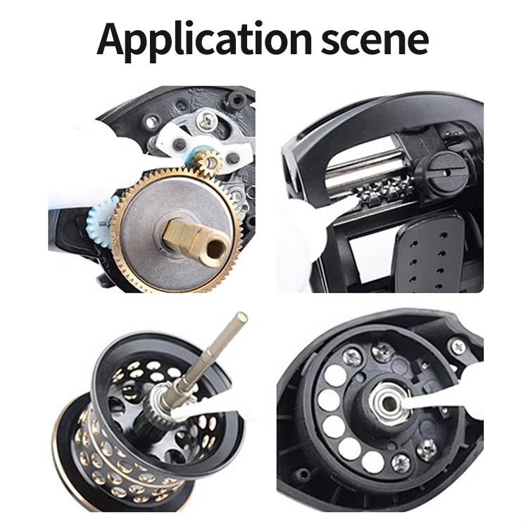 2 Pcs Packed High Performance Lubricant Anti-corrosion and Noise Reduction Fishing Reel Oil Grease for Fishing Reel Gear Bearing