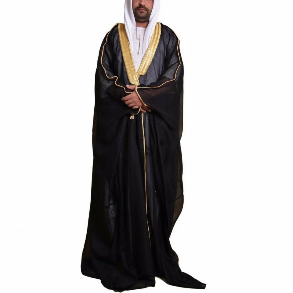 Custom Islamic Saudi Arabian Mishlah Bisht