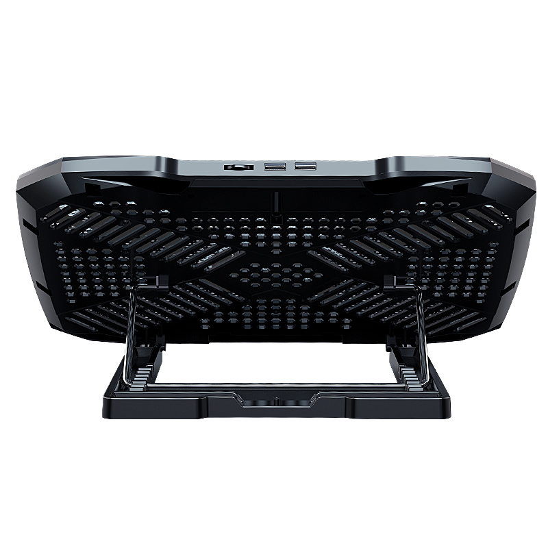 Height Adjustable LED Light 3 Fans Cooling Pad Air Cooler USB Adjustable Laptop Stand With Cooling Fan and Phone Stand