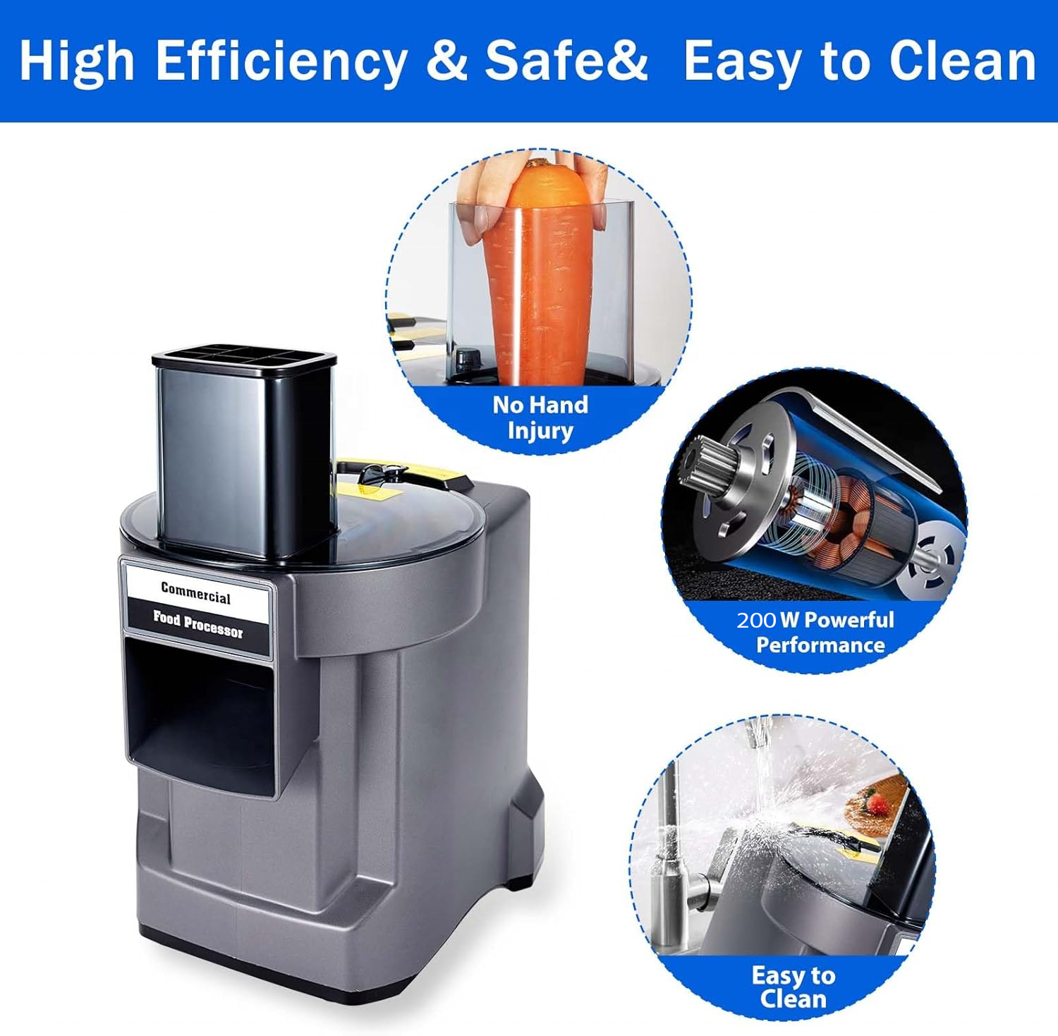 Lohas 5 in 1 Multifunctional Electric Food Processor Commercial Household Kitchen Equipment