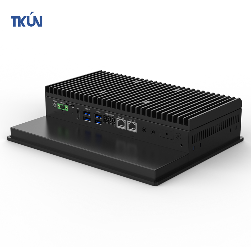 10.4 Inch Capacitive Touch Industrial Computer Accessory Embedded Installation All-In-One HMI Control With M.2 Storage TKUN
