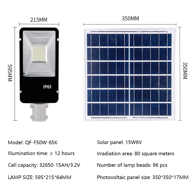 Outdoor LED Solar Street Light Waterproof IP68 Rating Garden Backyard Wall Courtyard Night Lighting CRI80 3000K-6000K