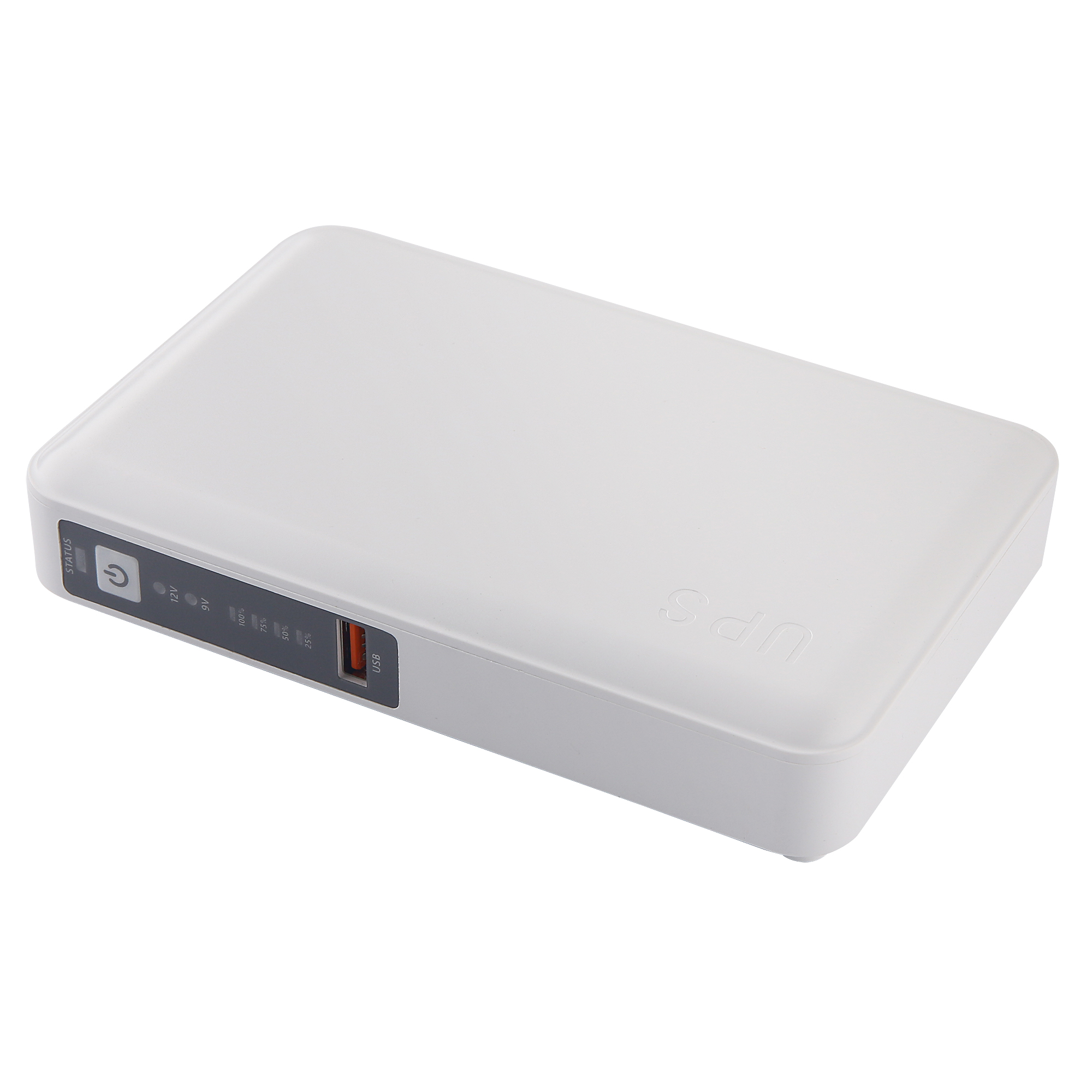 Mini DC UPS Power Supply with Lithium Battery and POE Port for WiFi Router and Optic Cat Monitoring