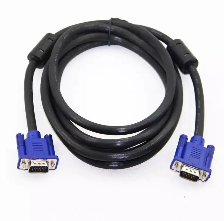 High Speed 15pin 1.5m 3+5 VGA Monitor Cable Male to Male OEM Computer Cable VGA Cable