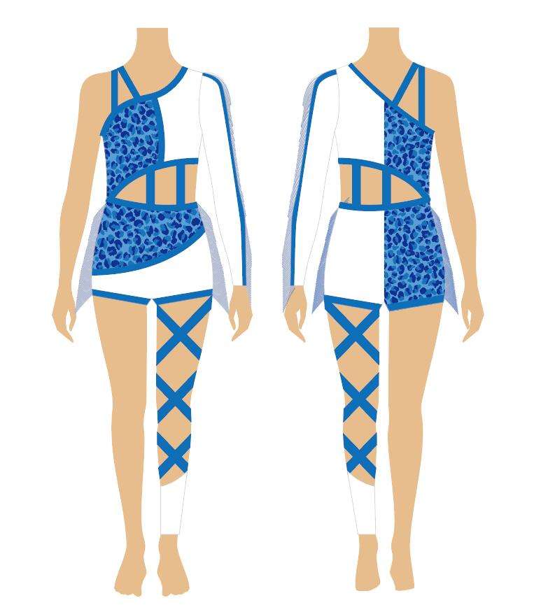 Performance Fringe Majorette Suit