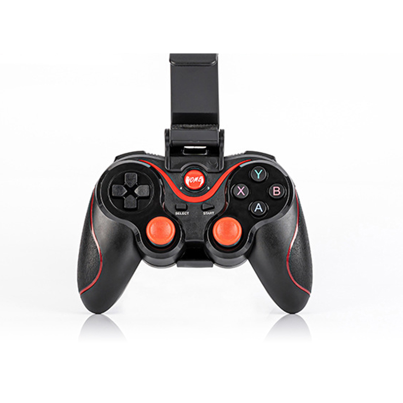 Customized Wireless Controller With BT Gamepad for Android Phone With Clip Holder for PC PS3