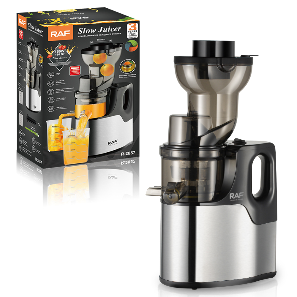 RAF R.2857 Masticating Juicer Professional Slow Juicer with Large Feed Chute Electric Juicer Machine