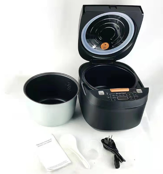 In Stock 5L Automatic Smart Digital Touch LCD Multi Non-Stick Silver crest Home Electric Digital Rice Cooker