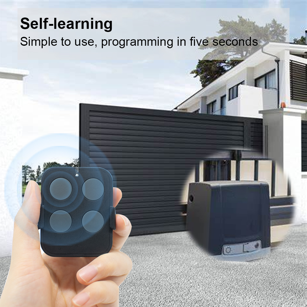 Powertech PR1 PR4 PR2 Garage Door Remote Control 433MHz Rolling Code Gate Opener Handheld Transmitter
