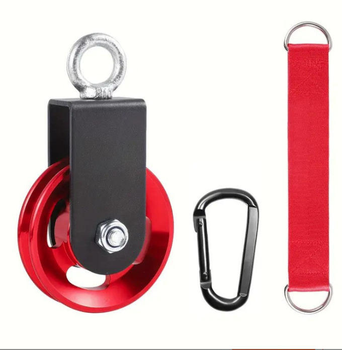 Upgraded 90mm Aluminium Alloy Gym Pulley Wheel Cable Pulley System for Home Gym with Max Load 660LBS OEM Customizable