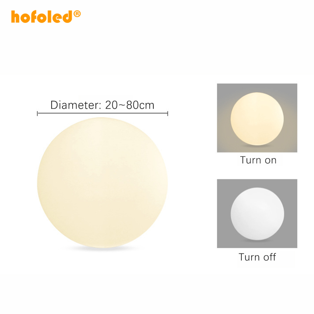 Modern Outdoor Waterproof Atmosphere Landscape Lighting Spherical Garden Floor LED Ball Lamp