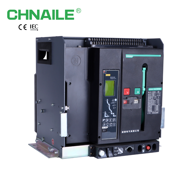 CHNAILE NLW1 Intelligent Air Circuit Breaker 1600A ACB 3P 4P 65kA High Breaking Capacity Smart Power Distribution