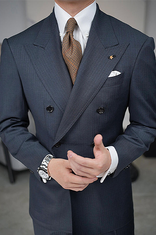Полосатый Bespoke костюм (Custom Striped Suit)