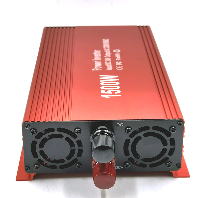 1500W 1.5KW Converter Home Car Inversor De Corriente DC72V Modified Sine Wave Power Inverter DC 12V to AC 220V 100V 110V 230V