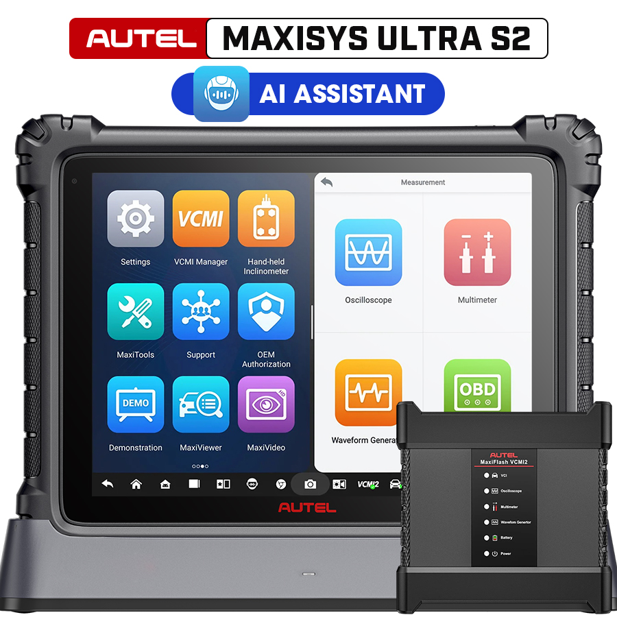 Universal Autel MaxiSys Ultra S2 AI Ecu Programming Automotive Diagnostic Tablet with MaxiFlash VCMI SDK Combination Scanner