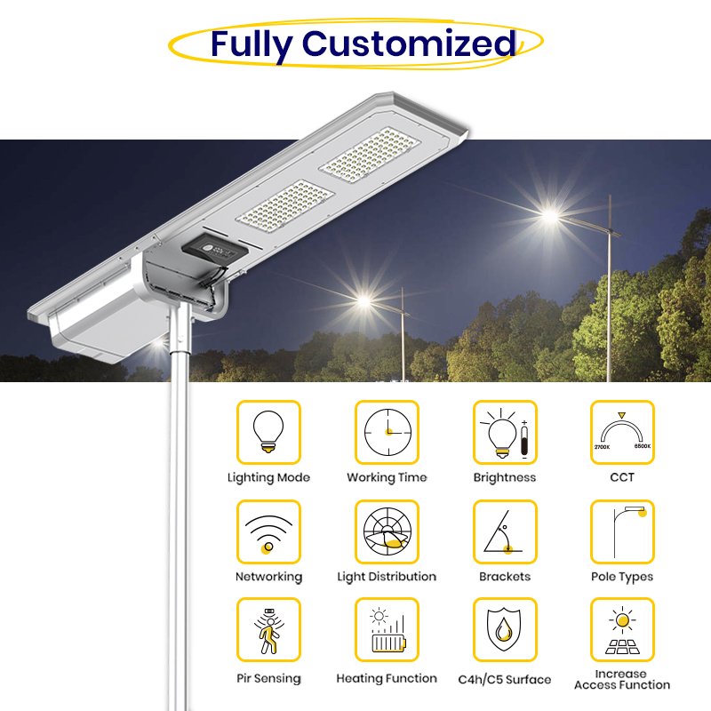 SRESKY Solar Lights Outdoor Waterproof 60W 80W 100W 120W 150W Solar Road Light Led Solar Street Light