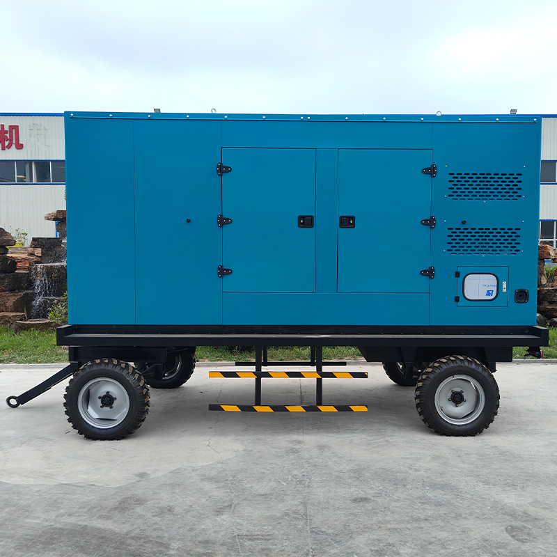 Trailer Type Silent Diesel Generator 100-300 kW 100 KVA Auto Start 50 Hz Mobile