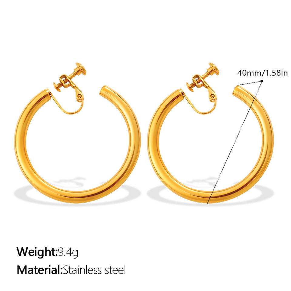 Стильный стальной браслет с напылением 18K золота