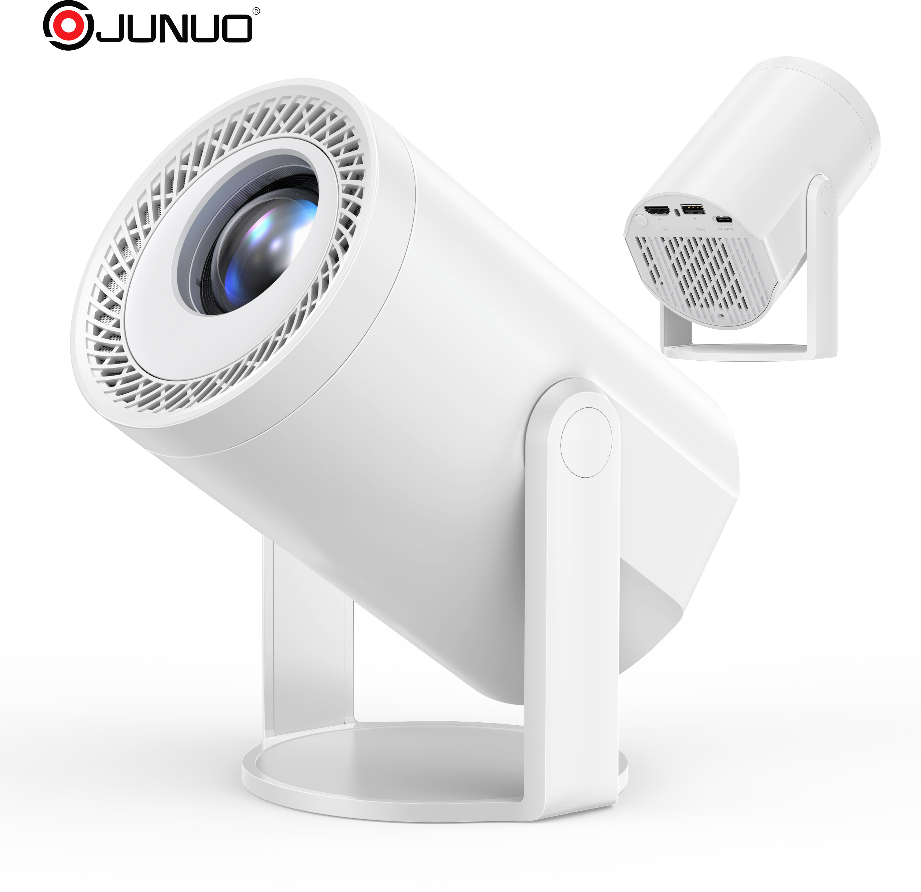 Smart Android 14 WIFI Wireless Mirror Screen Projector Turn1 Mini Portable Home Cinema Video Game Projectors 4K Proyector