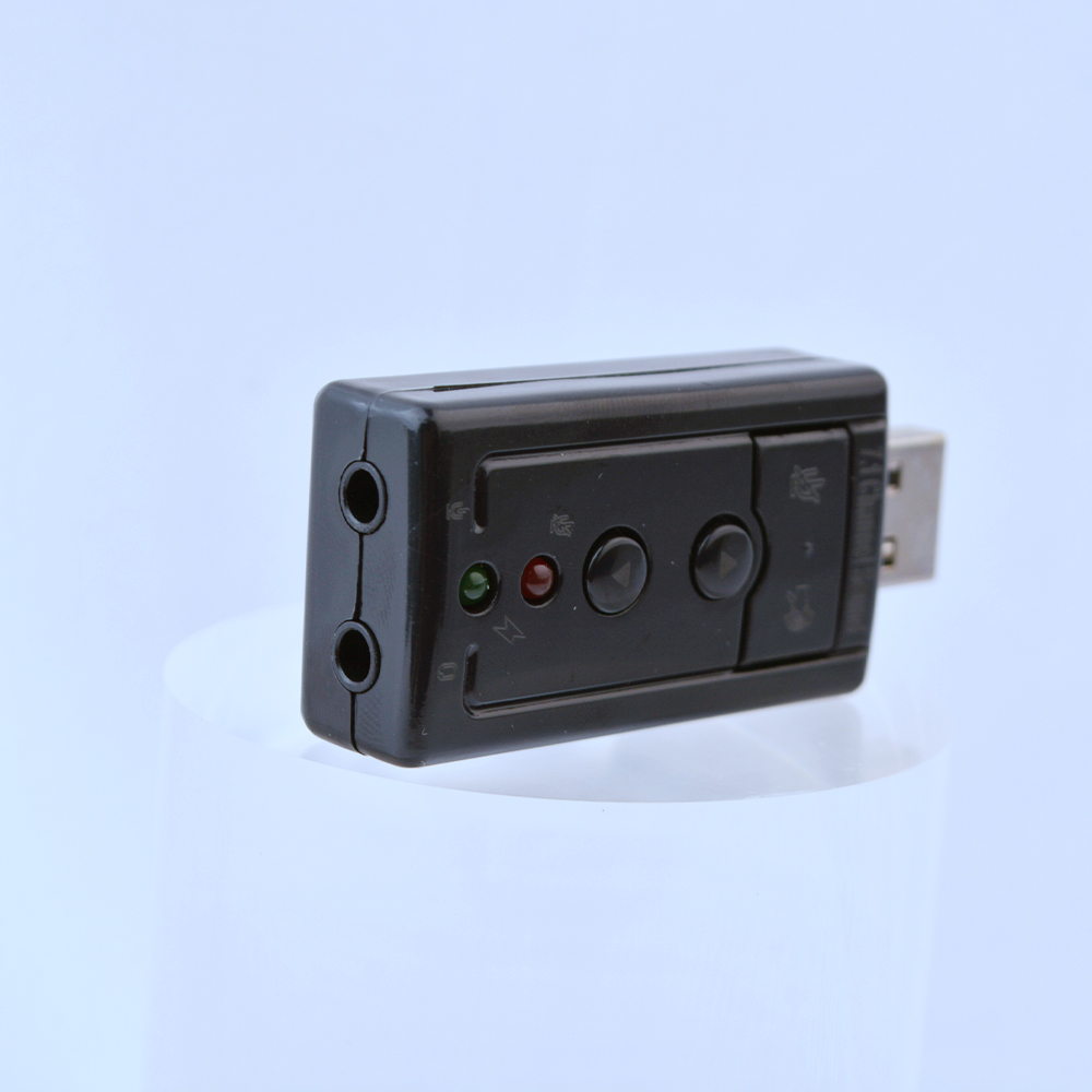 Wholesale 7.1 External USB Sound Card USB to Jack 3.5mm Headphone Audio Adapter Mic-phone Sound Card