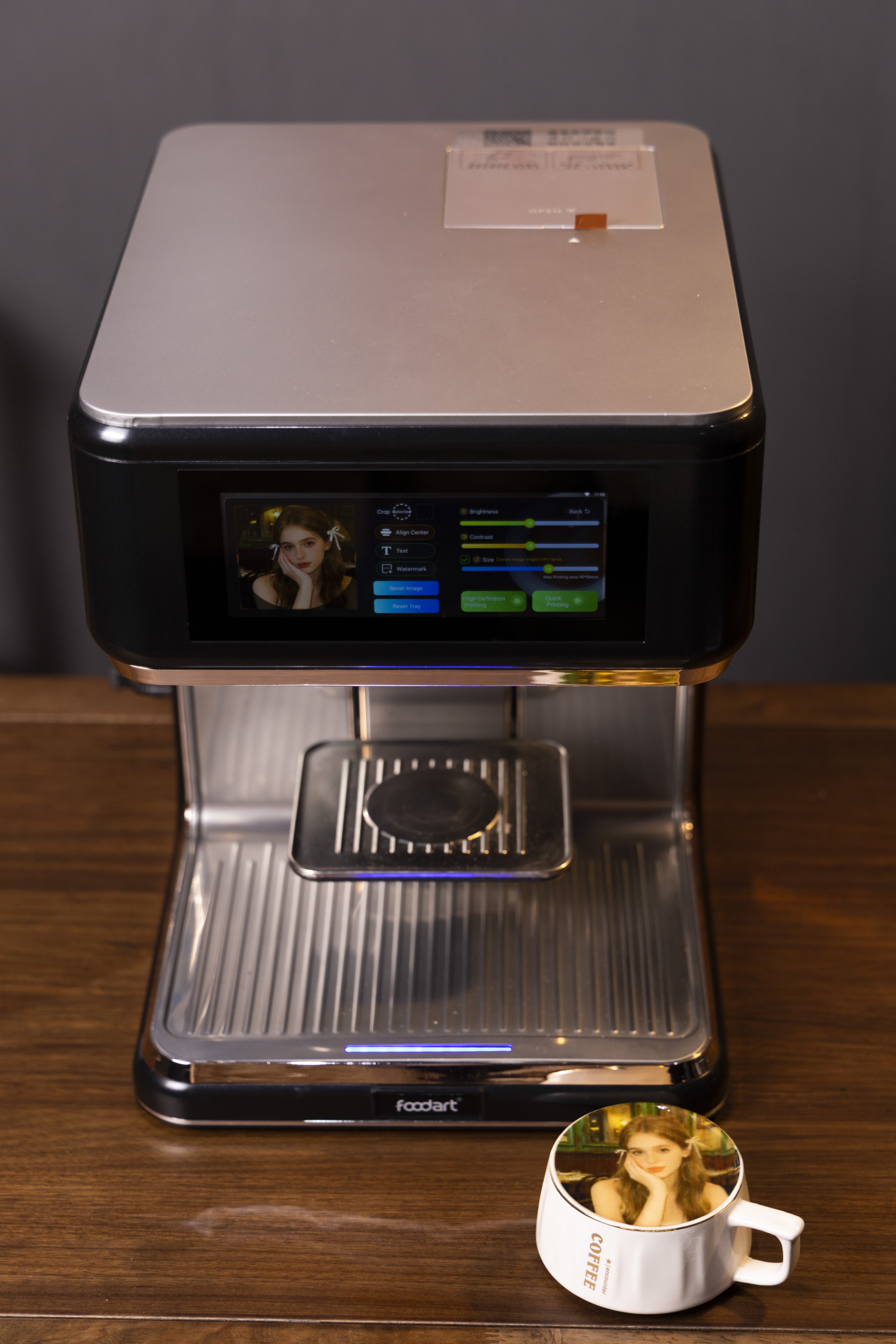 New Arrival 2026 Coffee Face Pictures Selfie Photo Drawing Food Printing Machine Coffee Printer for Coffee Store