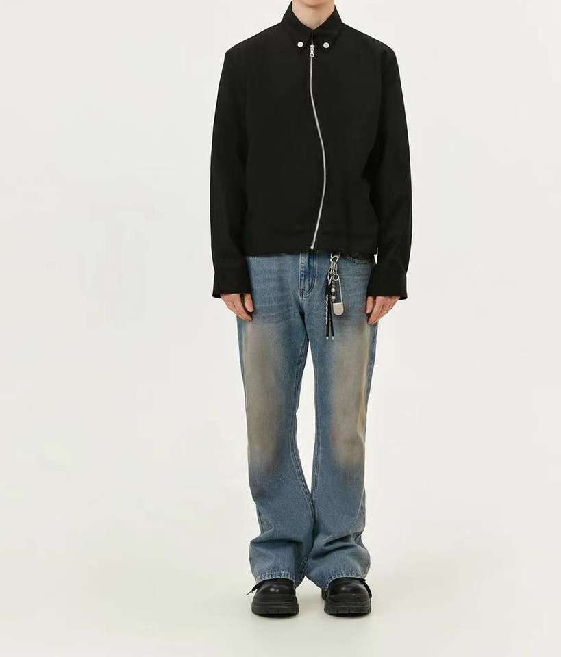 Curve Zipper Style Jacket