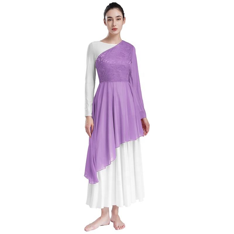 Womens Contemporary Dancewear Stage Dance Dress