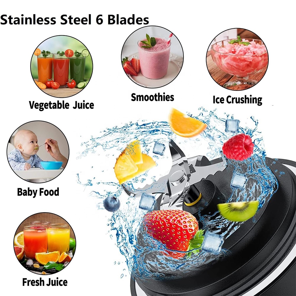Home Appliance Stock Kitchen Chopper Fruit Juice Hand Portable Mini Smoothie Blender Machine Citrus Juicer