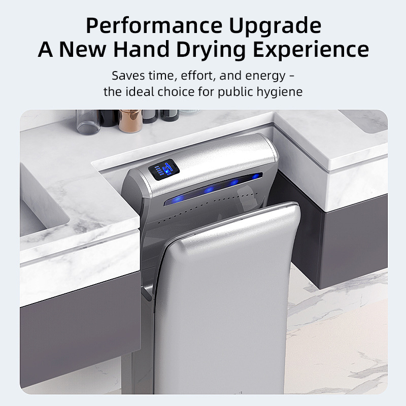 High Speed Automatic Jet Air Blade Hand Dryers for Bathroom Toilet Hotel and Commercial Restroom with Sensor