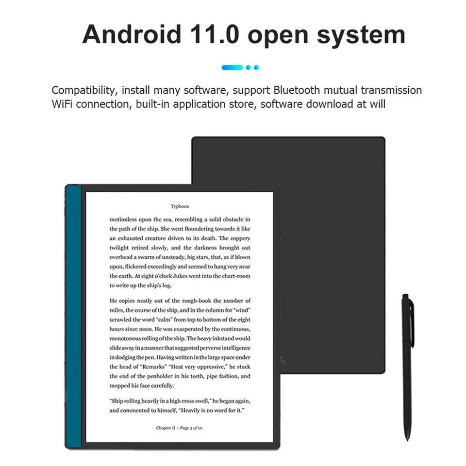 Лучшие умные ноутбуки 10,3 '', планшет с электронными чернилами, умный замечательный бумажный планшет для защиты глаз, цифровой печатный планшет
