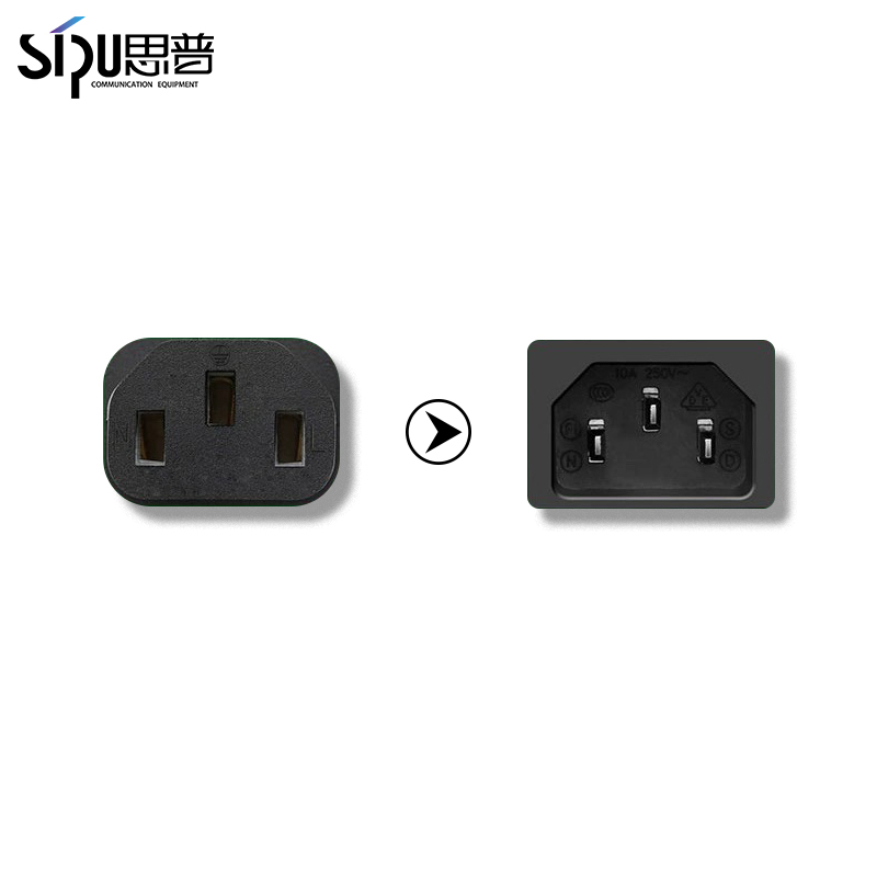SIPU 220v Eu European Power Cord Ac Euro Iec320 C5 0.75mm Europe Cable EU Power Cord Cable